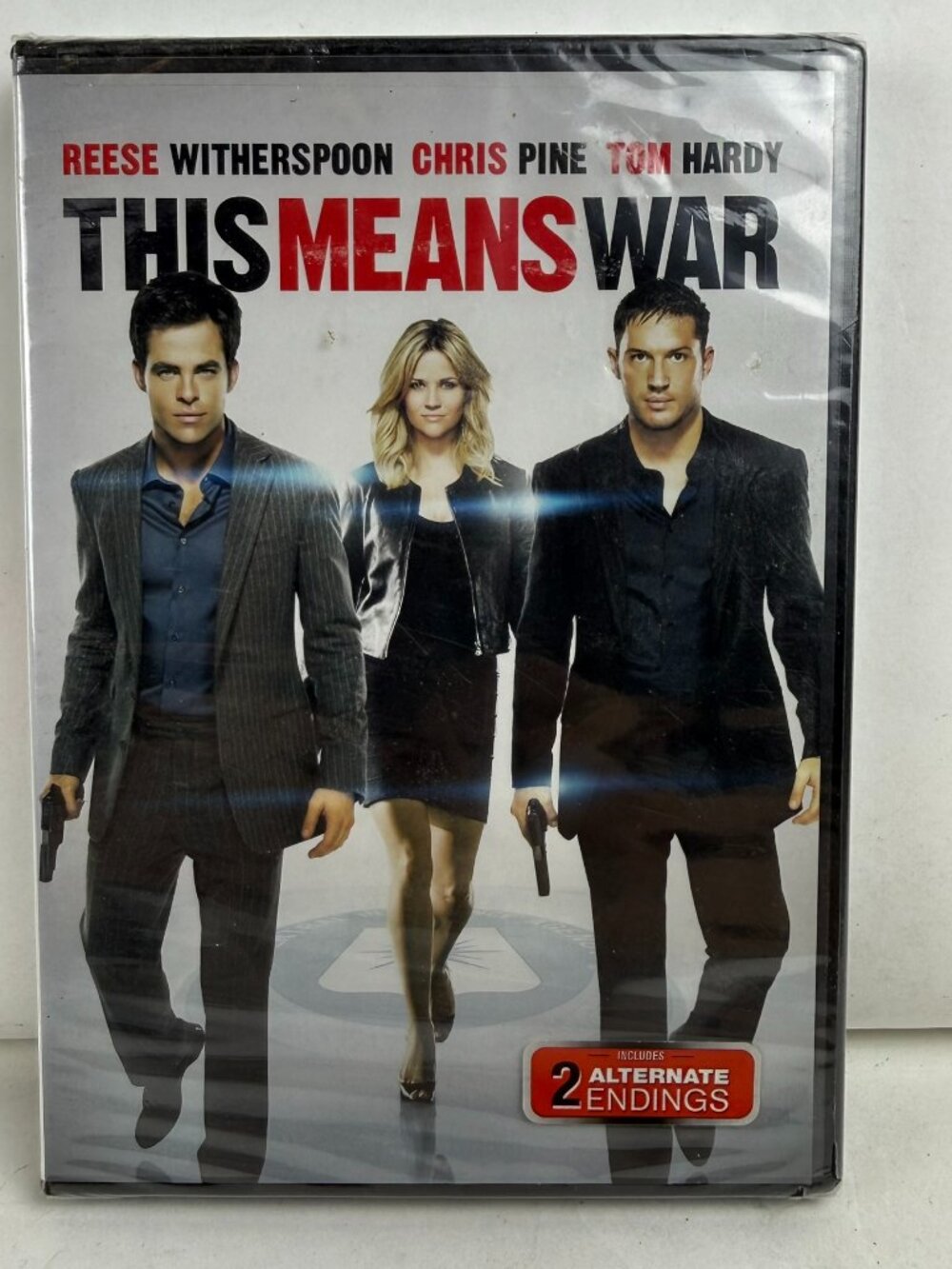 This Means War DVD Reese Witherspoon Chris Pine Tom Hardy Brand New Sealed 2012